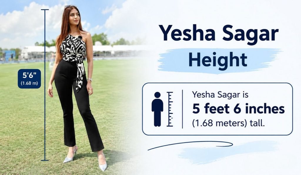 Yesha Sagar Height and Physical Appearance